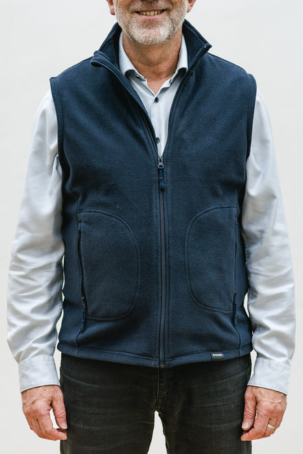 WoozHomme - Gilet chauffant micropolaire eco-responsable - unisexe - Local