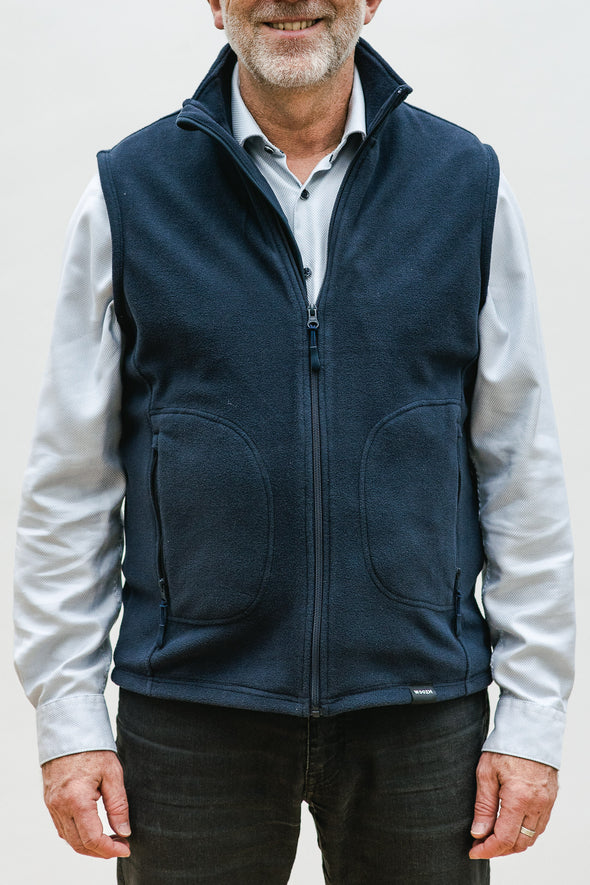 WoozHomme - Gilet chauffant micropolaire eco-responsable - unisexe - Local