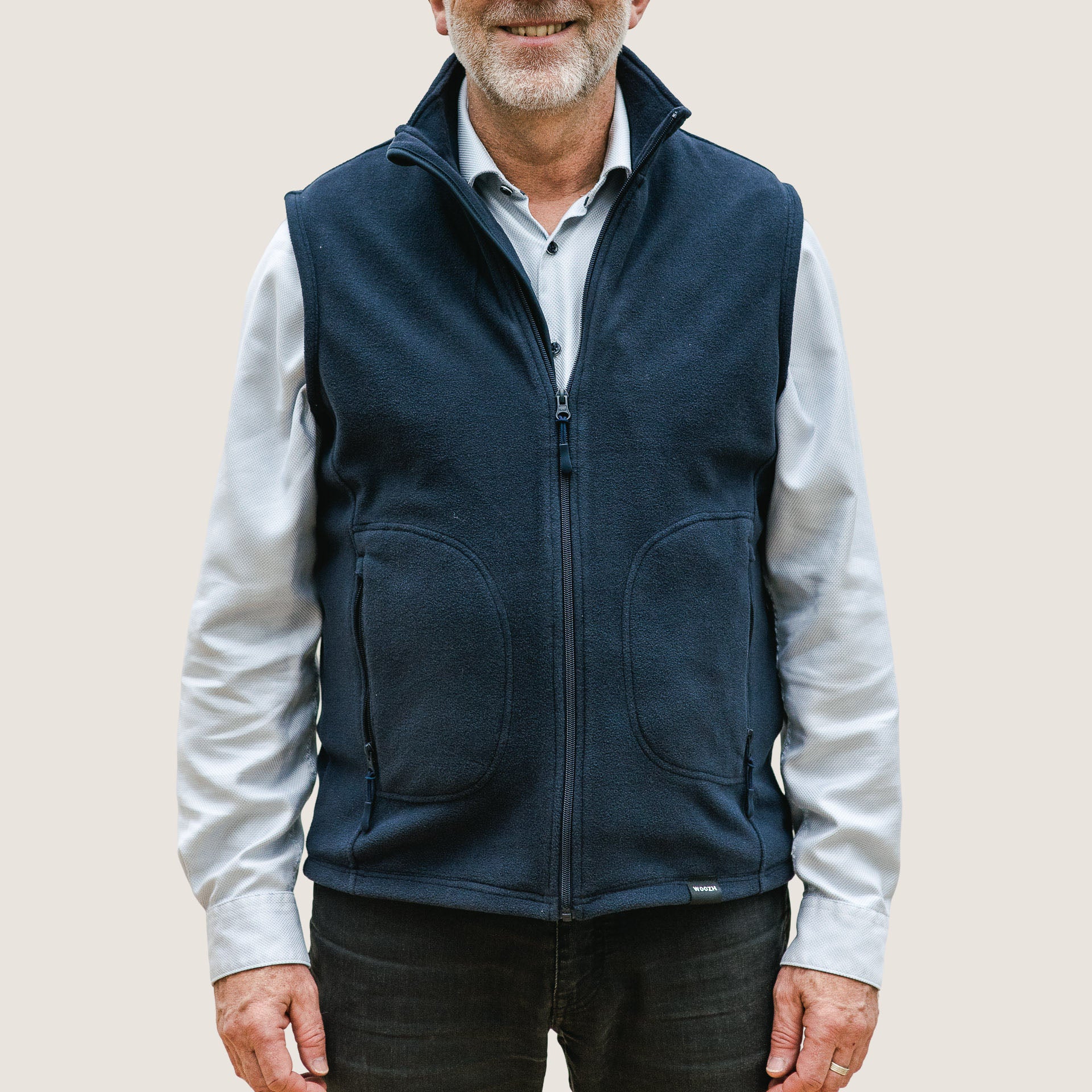 WoozHomme - Gilet chauffant micropolaire eco-responsable - unisexe - Local