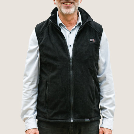 Asia 1 - Gilet chauffant polaire unisexe