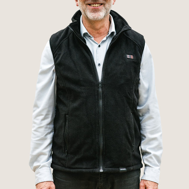 Asia 1 - Gilet chauffant polaire unisexe