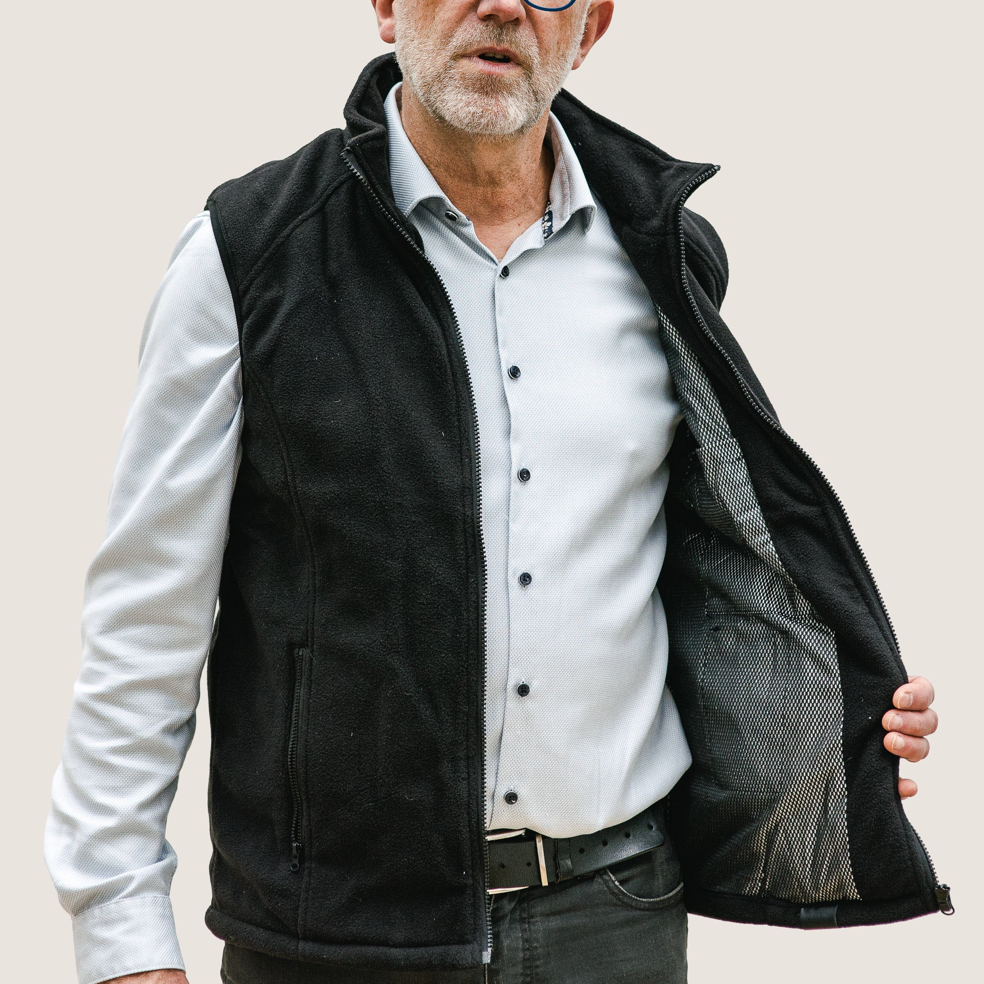 Asia 1 - Gilet chauffant polaire unisexe