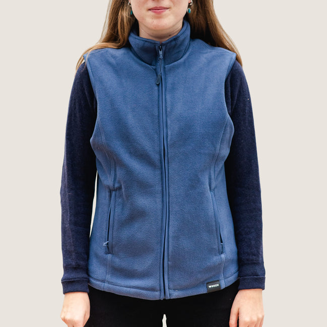 WoozWomen - Gilet chauffant féminin en micropolaire - Local