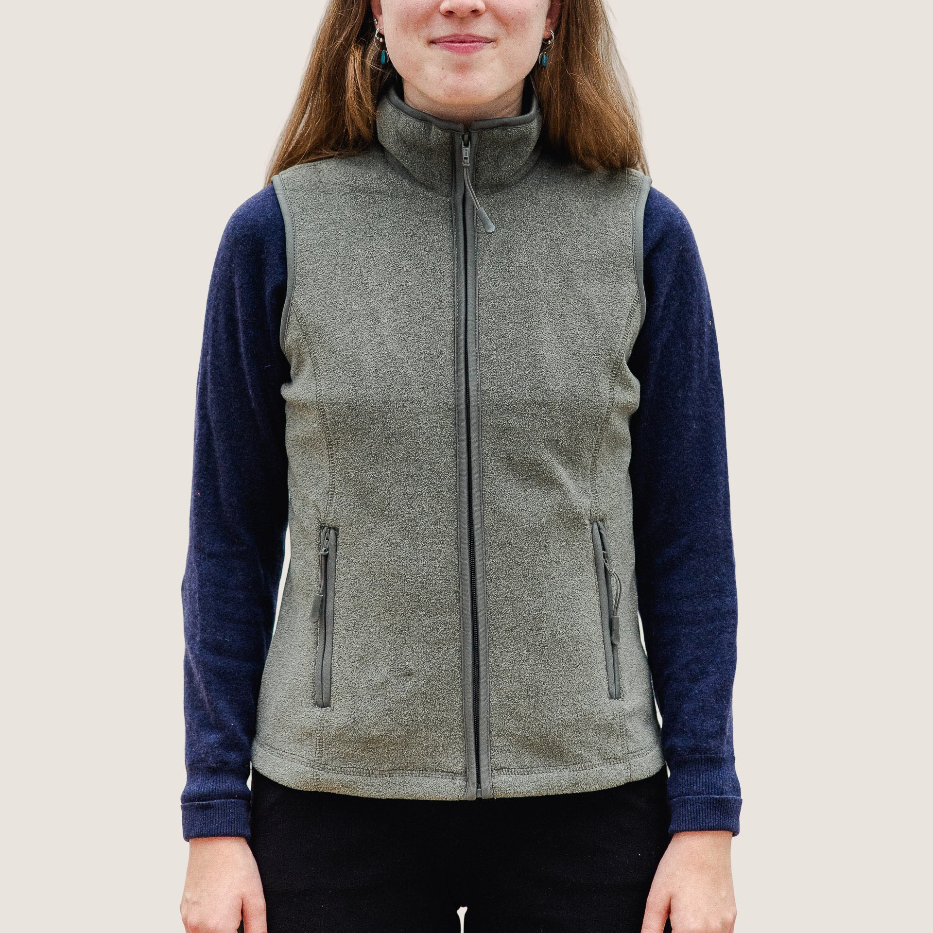 WoozWomen - Gilet chauffant féminin en micropolaire - Local