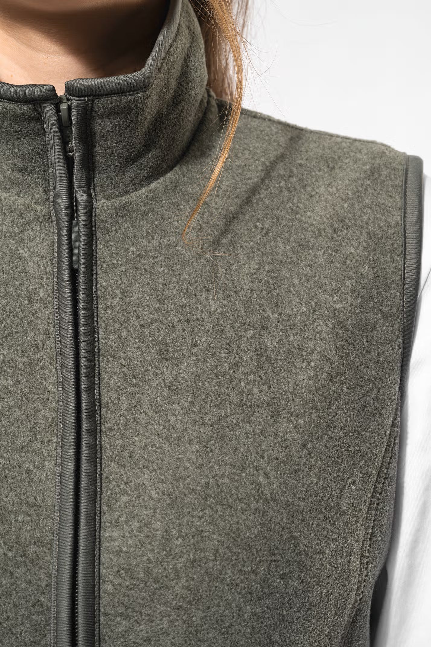 WoozWomen - Gilet chauffant féminin en micropolaire - Local