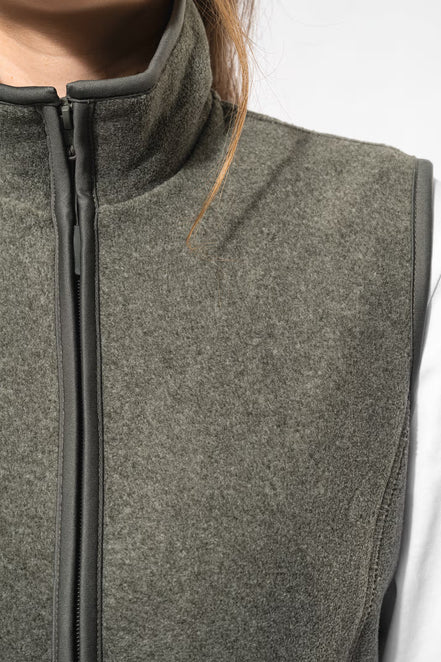 WoozWomen - Gilet chauffant féminin en micropolaire - Local