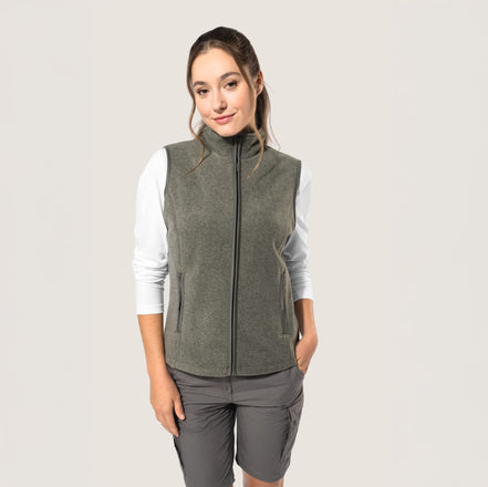 WoozWomen - Gilet chauffant féminin en micropolaire - Local