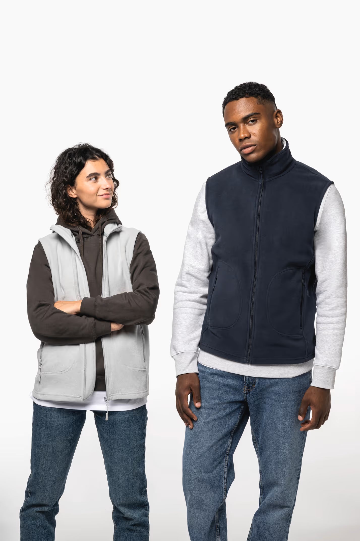 WoozHomme - Gilet chauffant micropolaire eco-responsable - unisexe - Local